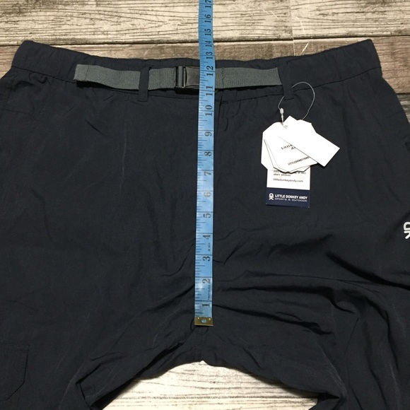 Little Donkey Andy Cargo Convertible Hiking Pants Men’s XXL Gray Blue - Picture 3 of 10